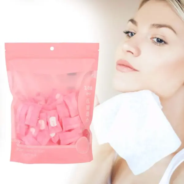 فوطة مضغوطة قابلة للحمل ٥٠ قطعة للسفر والتخييم والأنشطة الخارجية - Portable Compressed Towels 50 Pcs for Travel Camping & Outdoor Activities