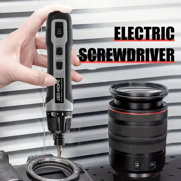 مفك إلكتروني لاسلكي 41 قطعة قابل للشحن - Electric Screwdriver Set 41 Pieces Rechargeable