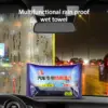 مناديل ضد الضباب والمطر لزجاج السيارة لتحسين الرؤية أثناء القيادة - Anti Fog & Rainproof Windshield Wipes for Better Driving Visibility