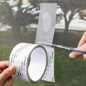 Alternative view of شريط إصلاح سلك الشبابيك لزق دبل فيس قوي سهل القص -Strong Double Sided Adhesive Window Screen Repair Tape Easy to Cut