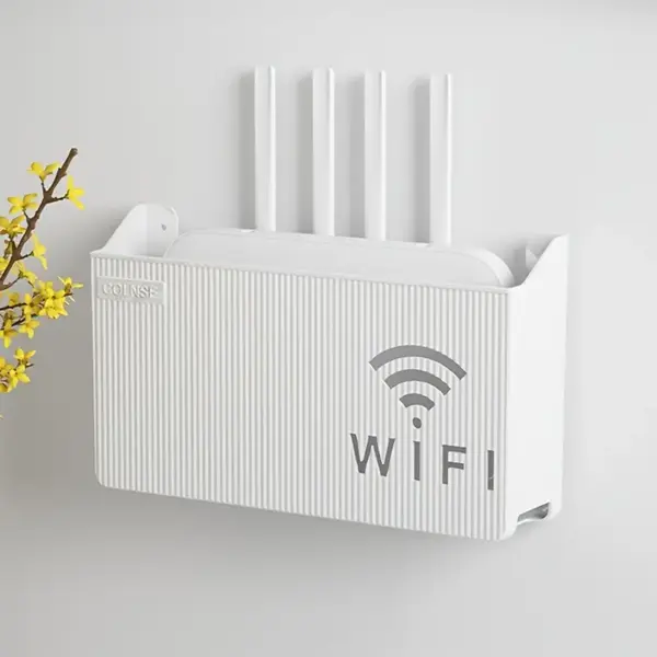 حامل راوتر للتعليق على الحائط بدون حفر – Wall Mount Router Holder No Drill