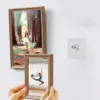 طقم هوك شفاف ذاتي اللصق بديل المسامير لتعليق اللوحات والملابس والفوط 10 قطع - Transparent Self Adhesive Wall Hooks Nail Free Hooks for Hanging Frames Clothes & Towels 10 Pcs