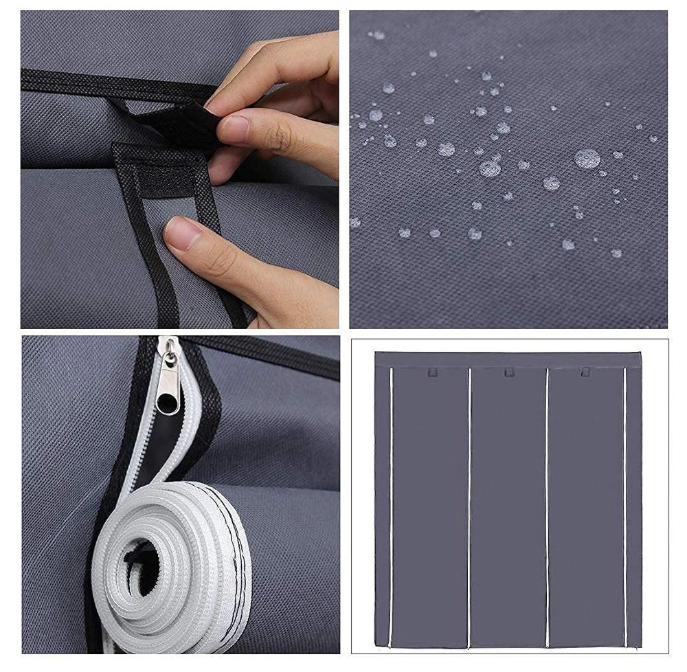 دولاب ملابس 3 درف بغطاء سهل الفك والتركيب لغرف النوم والدريسنج والأطفال - Wardrobe Closet with 3 Doors & Easy Assembly for Bedrooms Dressing Rooms and Kids’ Spaces - Image 7