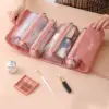 شنطة ميك اب وتربروف 4 قطع قابلة للفصل للخروج والسفر – Waterproof Makeup Bag Set of 4 Detachable Pieces for Travel & Daily Use