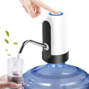 مضخة مياه أوتوماتيكية قابلة للشحن يو اس بي للقارورة - Automatic Rechargeable Water Dispenser Pump