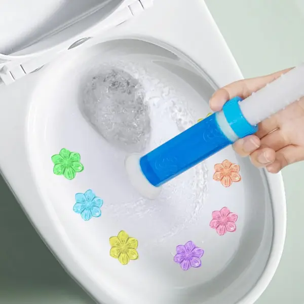 جل الزهور لتنظيف وتطهير وتعطير التواليت – Floral Toilet Cleaning Gel for Deep Cleaning Disinfection & Fresh Scent