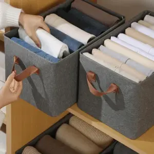 Alternative view of منظم ملابس معدني قابل للطي للبناطيل والتيشرتات والقمصان بيد لسهولة الحمل – Foldable Metal Clothes Organizer for Pants T Shirts & Shirts with Handle