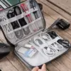 شنطة منظم وتربروف للأسلاك والكابلات والشواحن والباوربانك بيد لسهولة الحمل – Waterproof Cable & Charger Organizer Bag with Handle