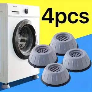 قواعد منع الاهتزاز للغسالات والأجهزة المنزلية 4 قطع – Anti Vibration Pads for Washing Machines & Home Appliances 4 Pieces