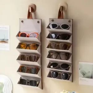 Alternative view of منظم نظارات 5 خانات قابل للطي - Foldable Glasses Organizer with 5 Compartments
