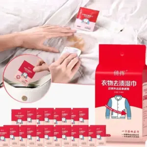 Alternative view of باكت مناديل لتنظيف وإزالة البقع من الملابس والأحذية 64 قطعة - Stain Removal & Cleaning Wipes Pack for Clothes and Shoes 64 Pieces