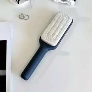 Alternative view of فرشاة شعر ضد التشابك بيد دوارة لسهولة التنظيف - Anti-Tangle Hair Brush with Rotating Handle for Easy Cleaning