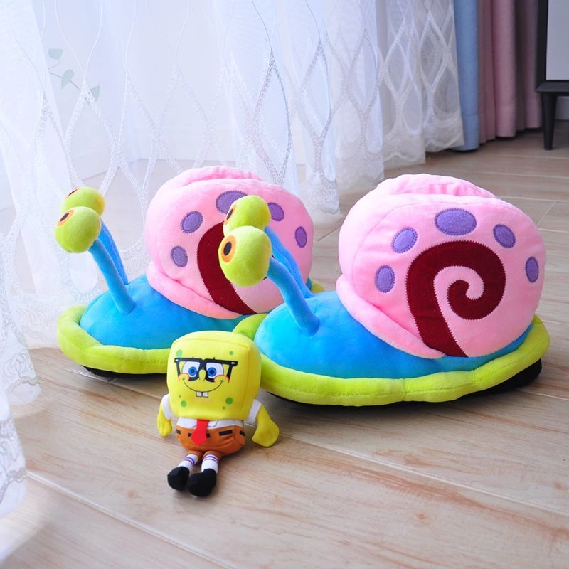 لكلوك الحلزون سريع فرو لتدفئة الرجل والتغلب على برد الشتاء - Furry Snail Slippers for Warm Feet in Winter - Image 5