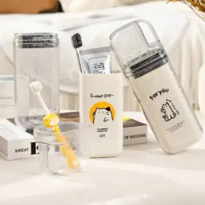 حامل فرش ومعجون أسنان – Toothbrush & Toothpaste Holder