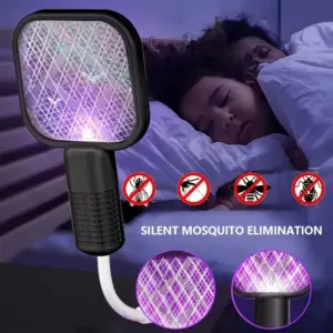 Alternative view of مضرب ناموس كهربائي يو اس بي بإضاءة ليلية - USB Mosquito Swatter with Night Light
