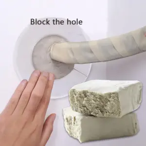 عجينة سد الفراغات والثقوب مقاومة للماء لمنع التسرب ودخول الحشرات - Waterproof Gap & Hole Sealing Putty Prevents Leaks and Blocks Insects