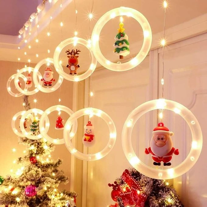 ستارة الكريسماس المضيئة 3.5 متر - Christmas LED Light Curtain 3.5 Meter