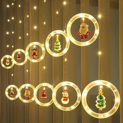 ستارة الكريسماس المضيئة 3.5 متر - Christmas LED Light Curtain 3.5 Meter - Image 2