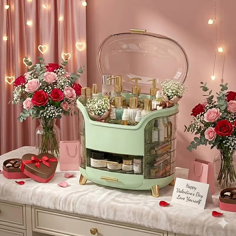 منظم جامبو متعدد الأدراج لتنظيم أدوات الميكب والعناية بالشعر والبشرة - Jumbo Multi Drawer Organizer for Makeup Hair & Skincare Essentials - Image 6