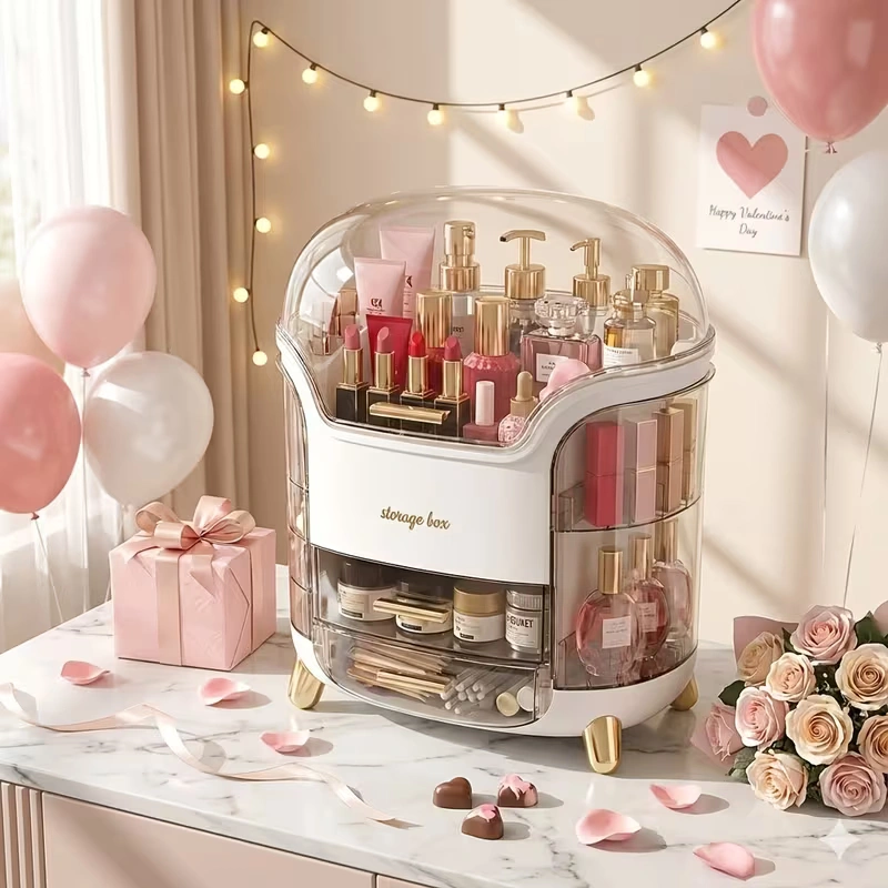 منظم جامبو متعدد الأدراج لتنظيم أدوات الميكب والعناية بالشعر والبشرة - Jumbo Multi Drawer Organizer for Makeup Hair & Skincare Essentials - Image 8