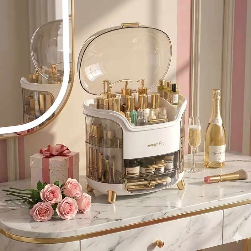 منظم جامبو متعدد الأدراج لتنظيم أدوات الميكب والعناية بالشعر والبشرة - Jumbo Multi Drawer Organizer for Makeup Hair & Skincare Essentials - Image 10