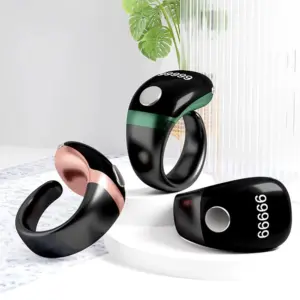 خاتم تسبيح ذكي بشاشة ليد قابل لإعادة الشحن - Smart Digital Tasbih Ring with LED Display Rechargeable